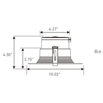 Power and Color Selectable Commercial Downlights, UL & Energy Star (4 Pack)