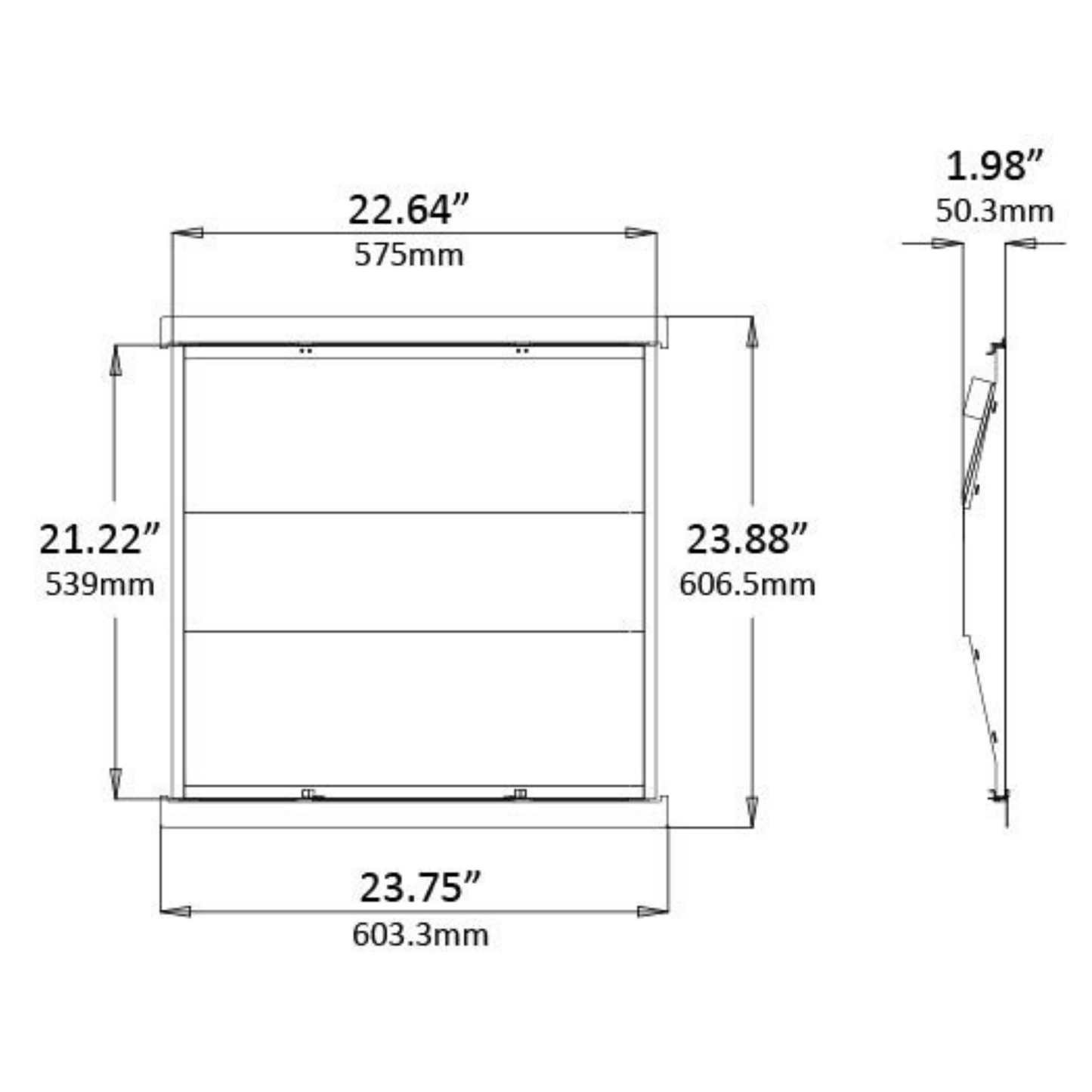 LED Multi Watt Multi CCT Troffer Retrofit Kit Family Series, UL & DLC