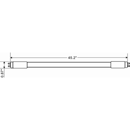 4FT 24W LED T5 Tube, UL (25/CS)